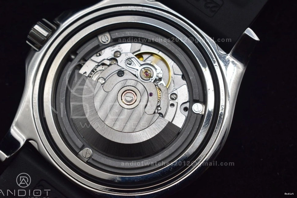 Dial With Bezel A2824 Edition Superocean Automatic On Black Orange 1:1 Strap 44 And Rehaut Best Black Rubber BLSF 1105